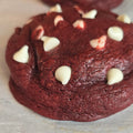 Red Velvet white chocolate chip cookie 5oz